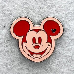 🔮 5/$25 Disney‎ Red/Orange Mickey Mouse Pin